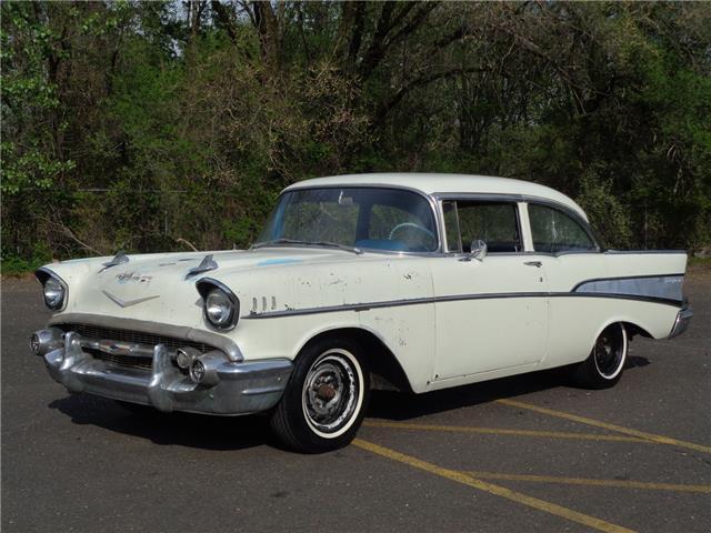 NO RESERVE ALL ORIGINAL VERY SOLID PERFECT PROJECT CAR CAN'T FIND ANOTHER 1957 Chevrolet Bel Air/150/210 EXTREMELY CLEAN NO RUST NO TITLE