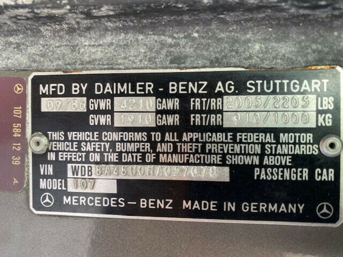 1987 Mercedes-Benz SL-Class SL - photo 10