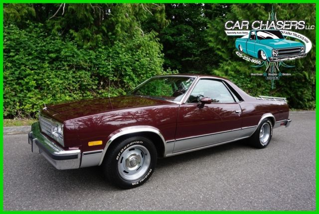 NO RESERVE BEAUTIFUL LOW MILE 1 OWNER GMC CABALLERO 100% RUST FREE 175PIX+VIDEO 1984 Chevrolet El Camino 1 OWNER SURVIVOR!