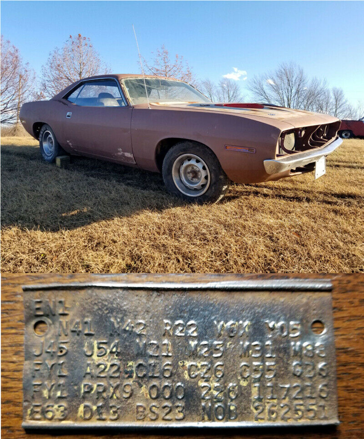 No RESERVE Bid & Win This Nicely Optioned 383 BB Cuda 4 Speed Rally Gauges More 1970 Plymouth Barracuda Cuda