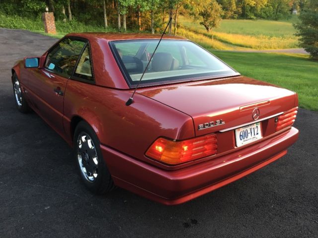 “NO RESERVE” BY 3RD OWNER- 1993 MERCEDES BENZ SL 600 V12 - 61K DOCUMENTED MILES 1993 Mercedes-Benz SL-Class SL600 V12