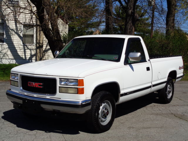 NO RESERVE C/K 1500 8FT LONG BED TOW PACKAGE CLEAN RUNS DRIVES GREAT 1994 GMC Sierra 1500 SLE 4X4 4WD PICKUP TRUCK!