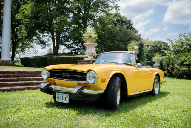 *NO RESERVE* Classic TR-6 convertible - in our collection for the last 16 years 1972 Triumph TR-6
