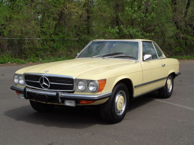 NO RESERVE CONV. SPYDER 2 TOPS NO RUST CLEAN RUNS DRIVES GREAT 1972 Mercedes-Benz 350 SL SOFT & HARD TOP CONV. NO TITLE 50K MILES COLD A/C