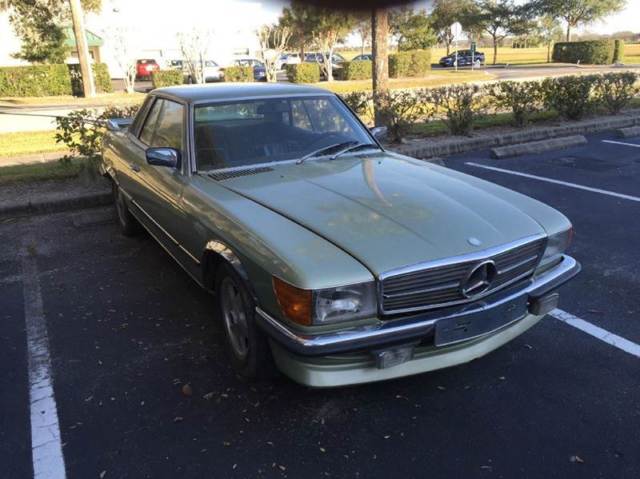 NO RESERVE!! Coupe Not Running European Model 1976 Mercedes-Benz SL-Class