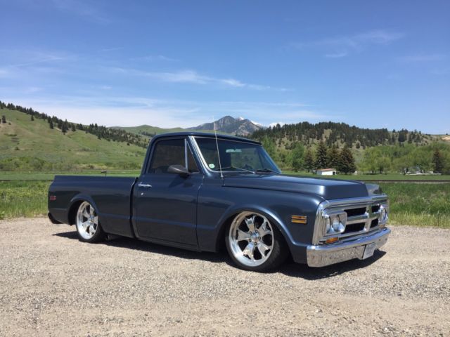 NO RESERVE Custom Bagged 1971 GMC Short-box SWB Pickup Truck Big Block Chevy 454 1971 Chevrolet C-10
