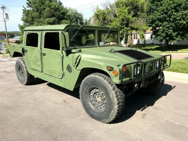 NO RESERVE - Hummer H1 / Humvee / HMMWV / M998 Hard Top CARC Green 6.2L Diesel 1985 Hummer H1 Door HARD TOP Base Sport Utility 4X4