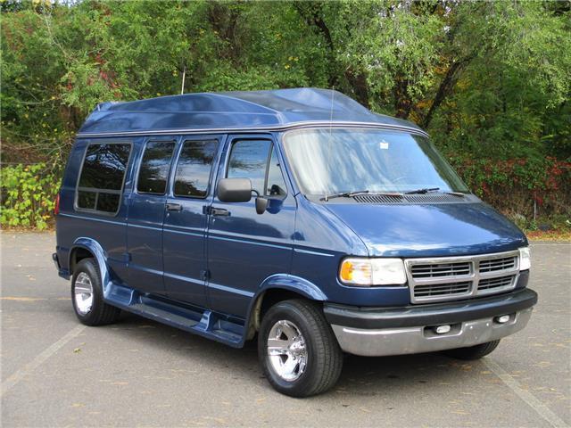 NO RESERVE LOW MILES! KEYLESS ENTRY! 5.2L! CLEAN! RUNS DRIVES GREAT! 1994 Dodge Ram Van B250 HIGH TOP 7 PASSENGER CONVERSION VAN