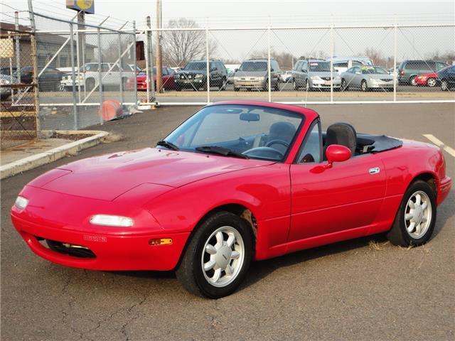 NO RESERVE LOW MILES TOP COVER 2 KEYS CLEAN RUNS DRIVES GREAT ROADSTER MX5 MX 5 1991 Mazda MX-5 Miata 2DR CONVERTIBLE COUPE 68K Mls! 2ND-OWNER!