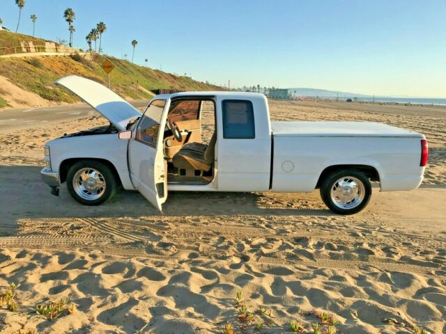 NO RESERVE!! LOWERED CUSTOM HOT ROD CHEVY TRUCK SHORT BED EXTRA CAB, CA. NO RUST 1992 Chevrolet C/K Pickup 1500 CHEYENNE 1972 1969 CST 1990 1991 454 SUPER SPORT