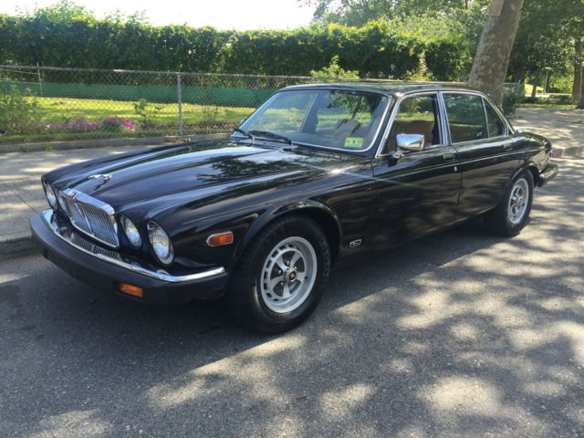 NO RESERVE! ONE OWNER, only 54,000 miles, clean carfax, all original, rare black 1985 Jaguar XJ6