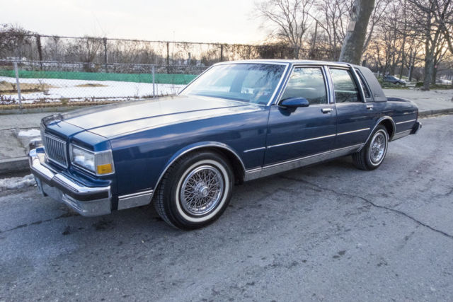 NO RESERVE! Only 31,000 miles, ONE OWNER, clean carfax, all original, like new! 1989 Chevrolet Caprice Classic LS Brougham Sedan 4-Door