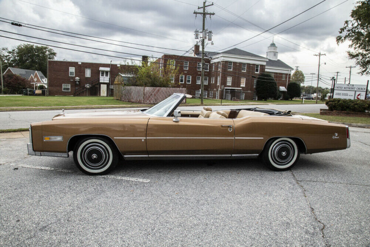 NO RESERVE! Only 72,000 miles, 2 owners, fully-documented service history, MINT! 1976 Cadillac Eldorado Convertible fully documented since new!