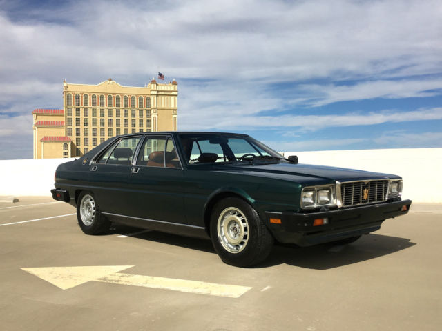 NO RESERVE RARE 1984 MASERATI QUATTROPORTE 5 SPEED 33K ORIGINAL KM EXL CONDITION 1980 Maserati Quattroporte 5 SPEED RARE 20K ORIGINAL MILES 33K KM COLLECTORS