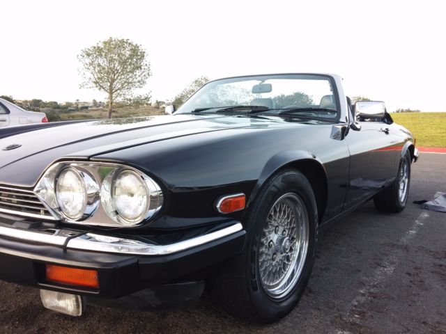 NO RESERVE! RARE '89 OEBlack/Blk XJ-S V12 Convertible CA Car No Rust. CleanTitle 1989 Jaguar XJS Convertible