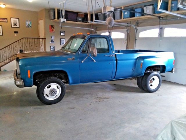 ***NO RESERVE*** Rare condition, rarer configuration. 1 Ton Dually 4wd Reg.cab 1978 Chevrolet C/K Pickup 3500 Custom Deluxe