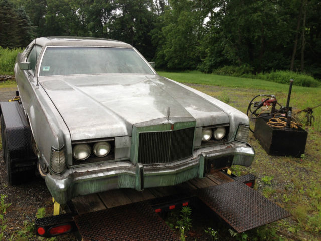 NO RESERVE - Rare Silver Luxury Mark IV, 460, 74k, Moonroof, Leather, 8-Track 1973 Lincoln Mark Series Silver Edition Continental Collector Series