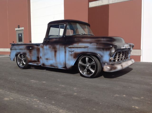NO RESERVE Slammed Hot Rat Street Rod Patina Shop Truck Apache 3100 47 53 OTHER 1956 Chevrolet C-10 Patina Hotrod 3100 Pickup C10
