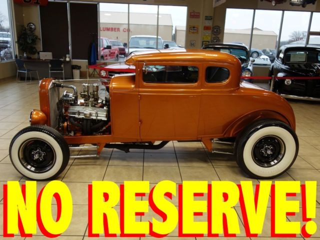 NO RESERVE STEEL BODY 1931 FORD GORGEOUS BUILD SBC V8 29 30 31 32 HIGHBOY 1931 Ford Model A Coupe