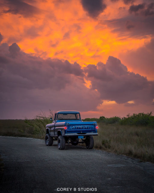 NO RESERVE! SUPER RARE,BIG WINDOW,SHORTBED,FLEETSIDE,BBC 454,MODERN FRAME,4X4, 1959 Chevrolet Other Pickups FLEETSIDE