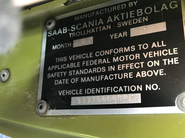 1971 Saab Sonett 97 SAAB SONETT III - photo 5