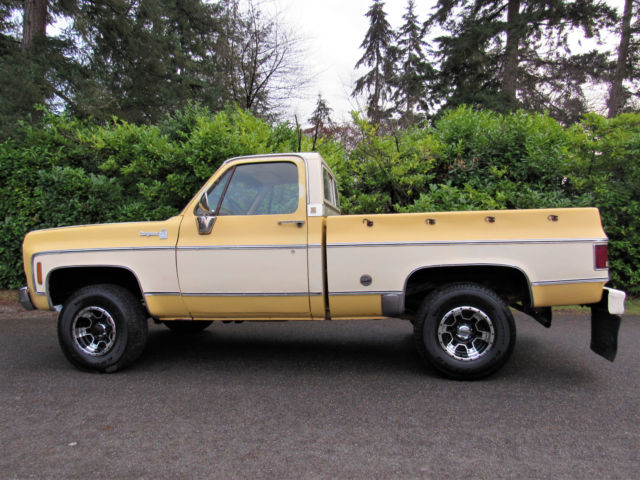 NO RESEVER SELL WORLWIDE 4X4 350 AUTO 81K Miles 2 OWNERS RUST FREE SHORT BOX 1978 Chevrolet C-10 Cheyenne