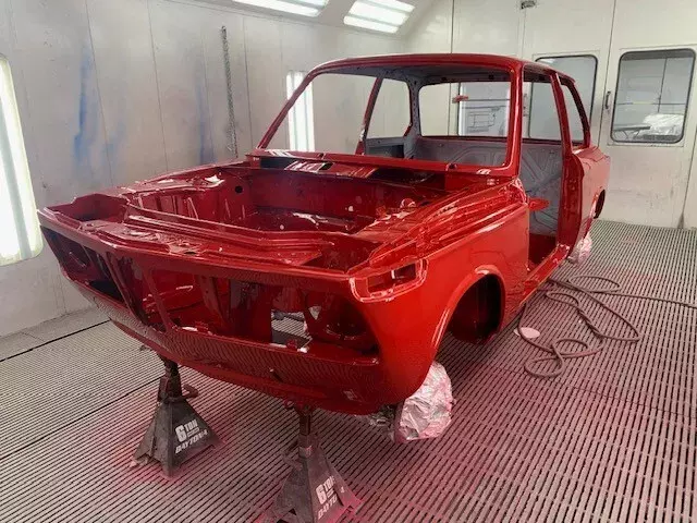 NO RUST and Body Painted. Ready for reassembly 1973 BMW 2002
