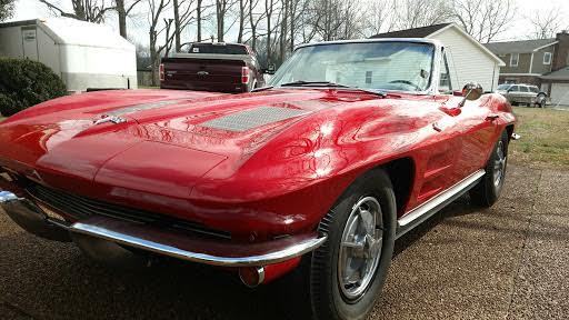 N.O.M. 327 V8, 4 SPEED, RIVERSIDE RED C2; SAME OWNER FOR 33 YEARS 1963 Chevrolet Corvette Stingray