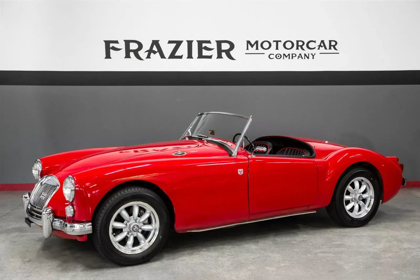 NOT YOUR FATHERS MGA 5 SPEED Conversion RESTORED RED/BLACK ROADSTER 1960 MG MGA