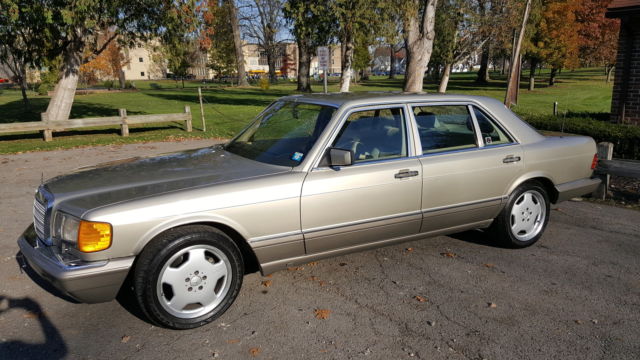 NR 1990 Mercedes 350SDL No Rust Turbo Diesel Rare New Trannsmission W126 SD LWB 1990 Mercedes-Benz S-Class W126 body LWB