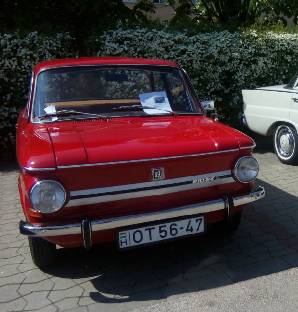 NSU Prinz 4 IV L old German vintage car 1972 red excellent condition renewed 1972 Other Makes Prinz 4 L L