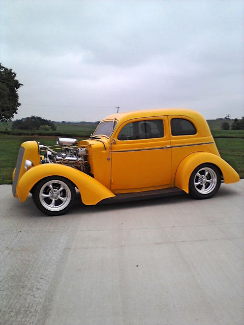 Nt Ford or Chevy 1935 Plymouth Cus Cp Hot Rod, Street Rod Nt 1932 1934 1937 1940 1935 Ford Custom Ply Slant Back Coupe Nostalgia Hot Rod