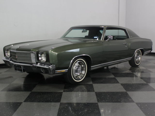 NUMBER'S MATCHING 402 V8 & TH400 TRANS, ORIG COLORS W/ 1 REPAINT, GREAT CRUISER! 1970 Chevrolet Monte Carlo