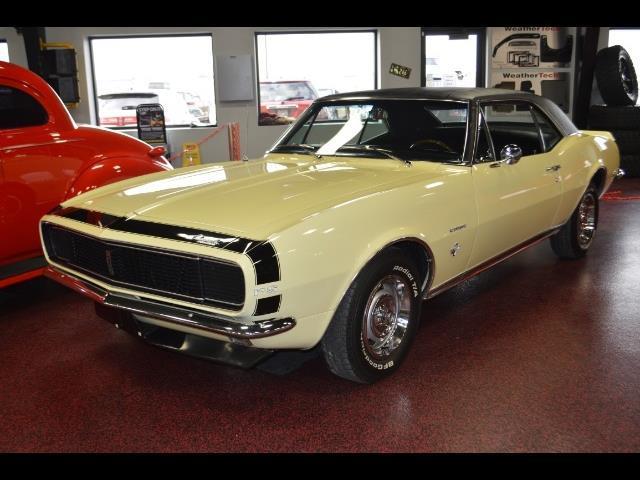 NUMBERS CAR! ORIGINAL butternut yellow 327 4spd black interior 10 bolt CLEAN 1967 Chevrolet Camaro RS