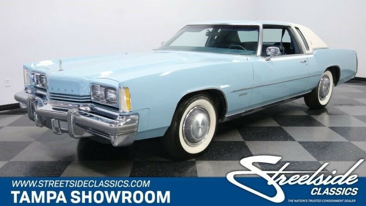 NUMBERS MATCH 455 V8 FULLY LOADED GORGEOUS PAINT PRISTINE INTERIOR COLD A/C 1975 Oldsmobile Toronado Brougham