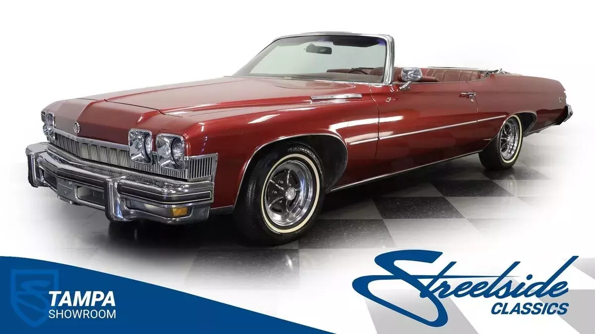NUMBERS MATCH 455 V8 TH400 AUTO POWER FRONT DISC FACTORY CORRECT COLOR SCHEME TU 1974 Buick LeSabre Convertible