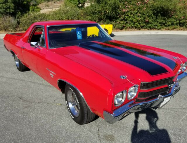 Numbers Matching 1970 EL Camino SS 396 Z25 auto, AC Power Steer Brakes Windows 1970 Chevrolet El Camino SS 396, Z25
