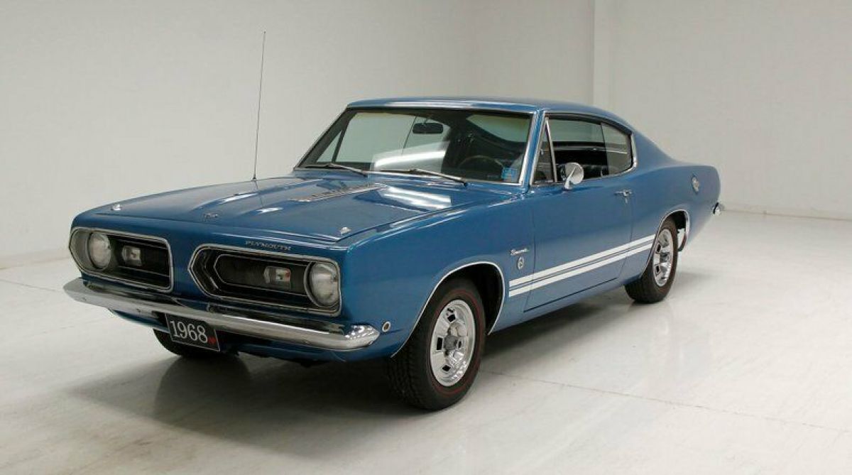 Numbers Matching 340 V8/Beautiful Original Interior/1 of 1,800 Produced 1968 Plymouth Barracuda 340 Formula S