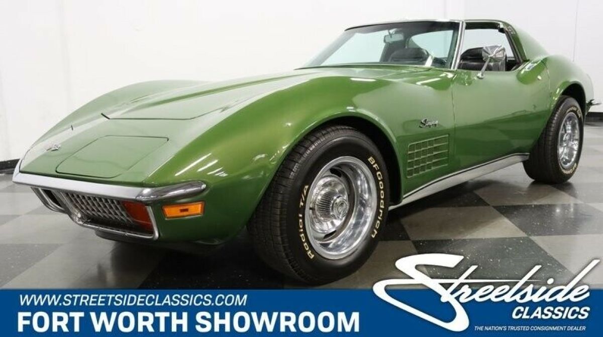 Numbers Matching 350 V8, Auto, T-Tops, Factory Colors, Same Owner 40 Years! 1972 Chevrolet Corvette