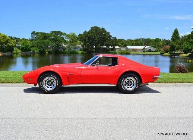 NUMBERS MATCHING 350 V8 L82 4 SPEED 4 WHEEL DISC BRAKES T-TOPS REAL NICE PAINT!! 1973 Chevrolet Corvette