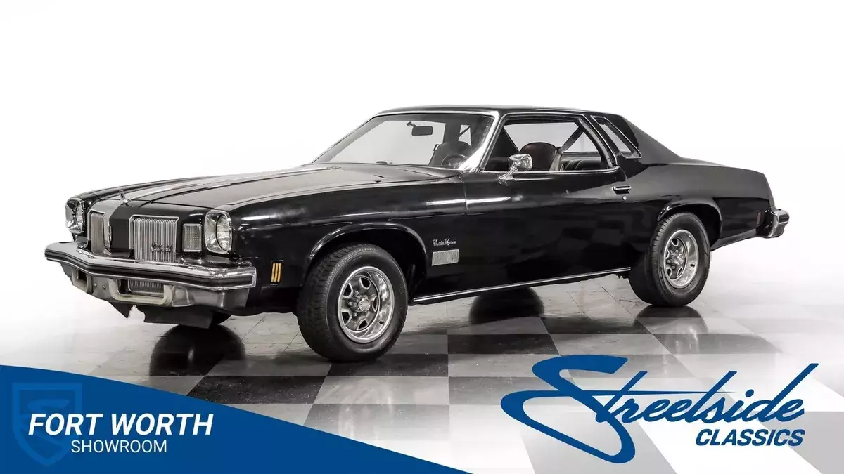 Numbers Matching 455 V8, Auto, A/C Car, PS/PB, Frt Disc, Factory Black/Black, Ru 1974 Oldsmobile Cutlass Supreme