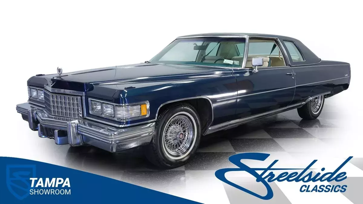 NUMBERS MATCHING 500 V8 TH400 AUTO POWER FRONT DISC POWER STEERING COLD A/C ORIG 1976 Cadillac DeVille