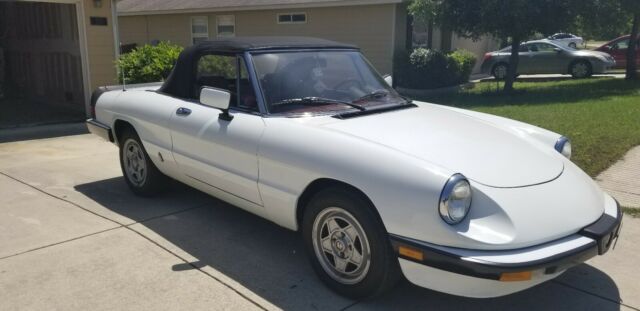 Numbers Matching Alfa Romeo Convertible! Great Condition Inside & Out! 1985 Alfa Romeo Spider black
