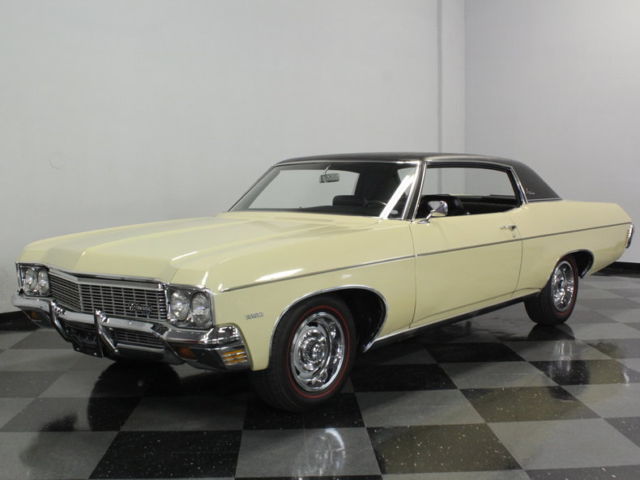 NUMBERS MATCHING DRIVETRAIN, CLEAN & CORRECT W/ PS, PB W/ FRONT DISC, BUILDSHEET 1970 Chevrolet Impala Custom Coupe