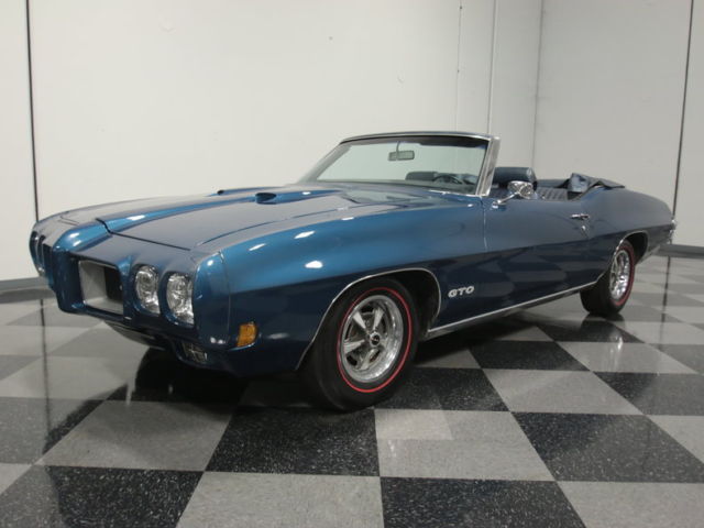 NUMBERS MATCHING DROPTOP GOAT, 400 V8, TRI-POWER, 4-SPEED, PWR STEER/BRAKE/TOP! 1970 Pontiac GTO
