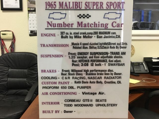 1965 Chevrolet Chevelle Malibu SS - photo 6