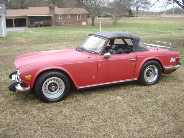 Numbers Matching - Low Miles - Just Serviced - Selling To The Highest Bidder 1974 Triumph TR-6 Conv