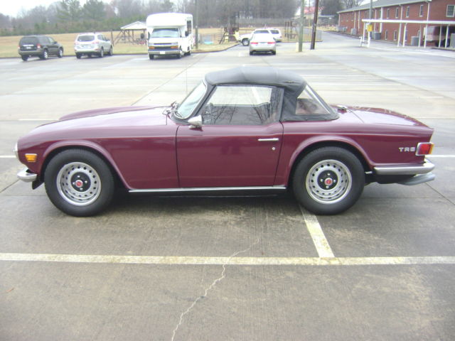Numbers Matching - Major Service Just Completed - Selling To The Highest Bidder 1970 Triumph TR-6 Conv