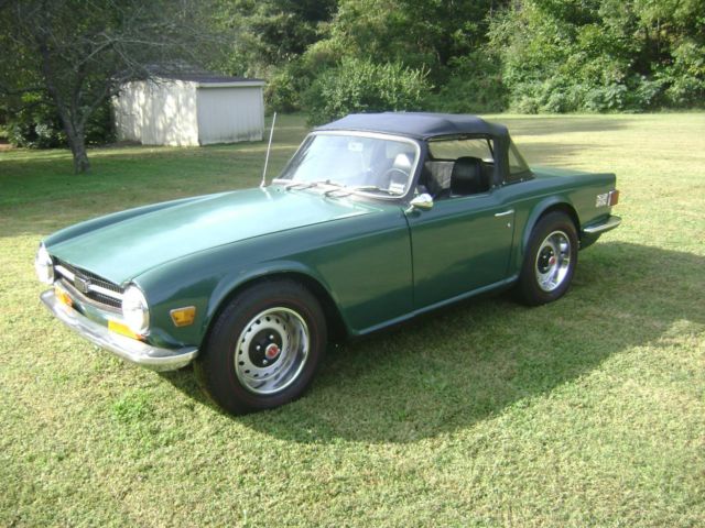 Numbers Matching Much Work Done Many New Items Selling To The Highest Bidder 1970 Triumph TR-6 Conv