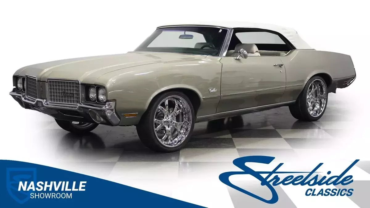 Numbers matching Rocket 350 20" Asanti wheels nice drop top Cutlass 1972 Oldsmobile Cutlass Supreme Convertible
